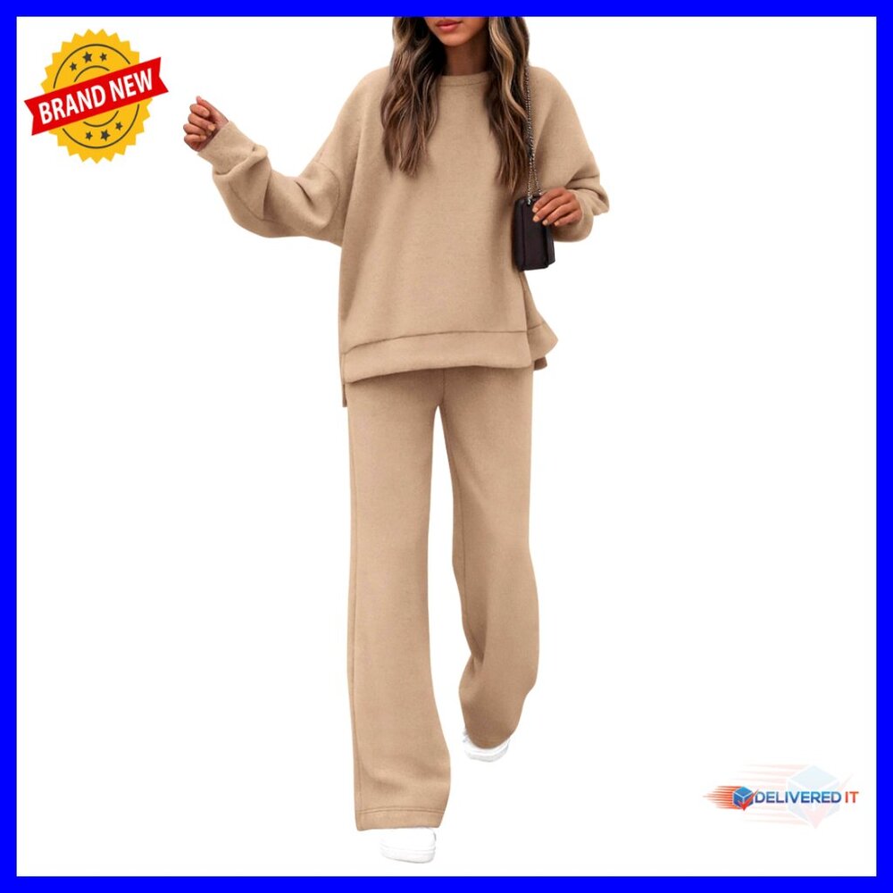 Oversized Sweatsuit Set, 60% Cotton 40% Polyester, Lounge & Travel Outfit